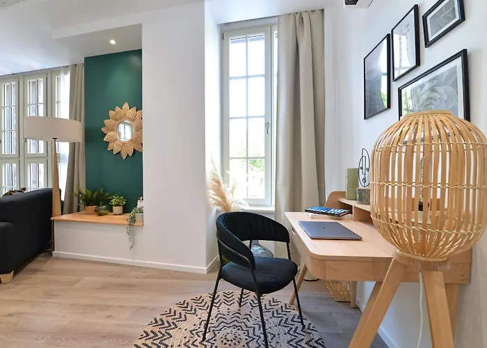 Le Splendide Du Centre Historique Avec Climatisation アパート *